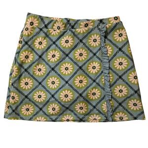 Spartina M Peru Floral Cottage Core Pickleball Tennis Preppy Stretchy